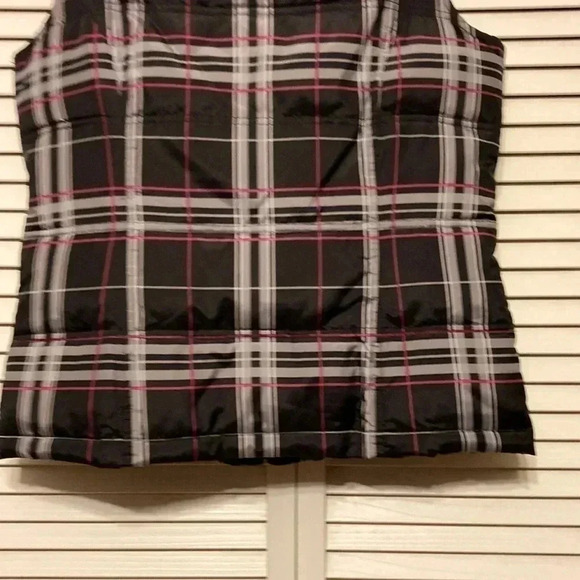 Charter Club Plaid Vest Size Med - Picture 7 of 8